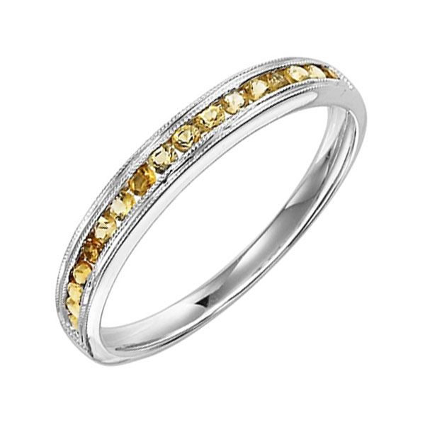 14KT White Gold & Diamond Classic Book Stackable Fashion Ring - 1/4 cts Ross's Fine Jewelers Kilmarnock, VA