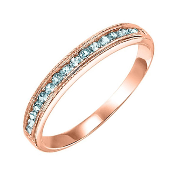 14KT Pink Gold Classic Book Stackable Fashion Ring Ross's Fine Jewelers Kilmarnock, VA