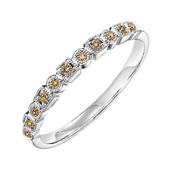 10KT White Gold & Diamond Classic Book Stackable Fashion Ring  - 1/10 ctw Malak Jewelers Charlotte, NC