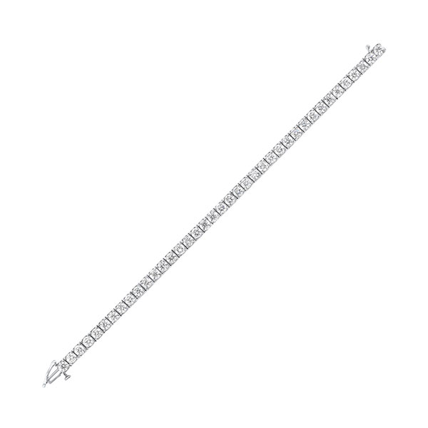 14KT White Gold & Diamond Classic Book Tennis Bracelet   - 10 ctw Ross's Fine Jewelers Kilmarnock, VA