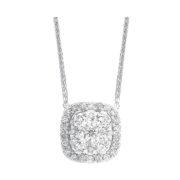 14KT White Gold & Diamond Classic Book Starbright Neckwear Necklace  - 1/4 ctw Malak Jewelers Charlotte, NC