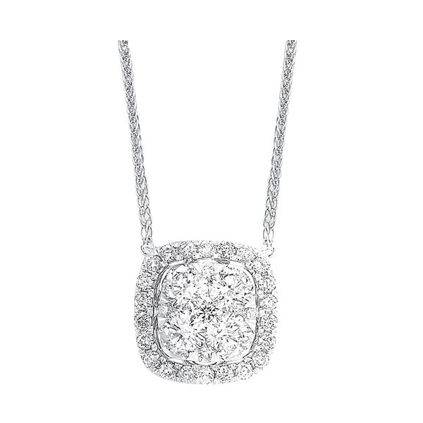 14KT White Gold & Diamond Classic Book Starbright Neckwear Necklace  - 1/2 ctw Maharaja's Fine Jewelry & Gift Panama City, FL