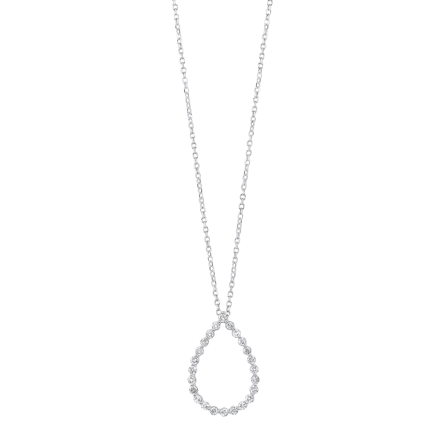14KT White Gold & Diamond Classic Book Single Prong Neckwear Pendant  - 1/4 ctw Ross's Fine Jewelers Kilmarnock, VA