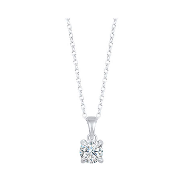 14KT White Gold & Diamond Classic Book Neckwear Pendant  - 1/3 ctw Biondi Diamond Jewelers Aurora, CO