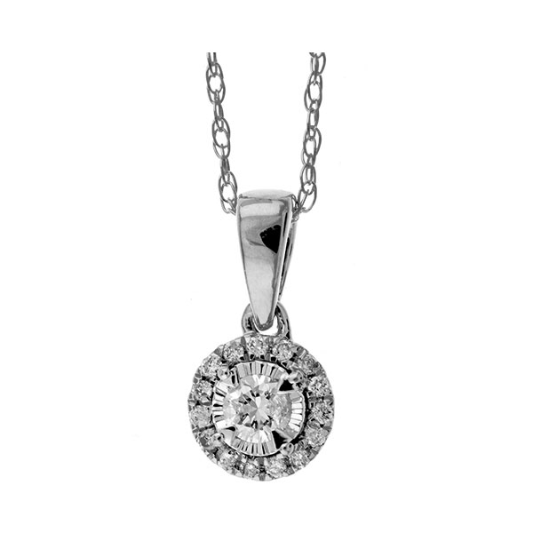 14KT White Gold & Diamond Classic Book Neckwear Pendant  - 1/10 ctw Biondi Diamond Jewelers Aurora, CO