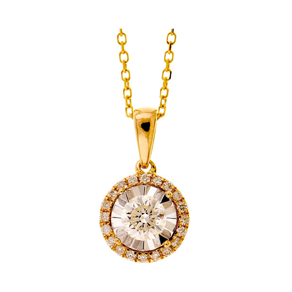 14KT Yellow Gold & Diamond Classic Book Neckwear Pendant  - 1/3 ctw E.M. Smith Family Jewelers Chillicothe, OH