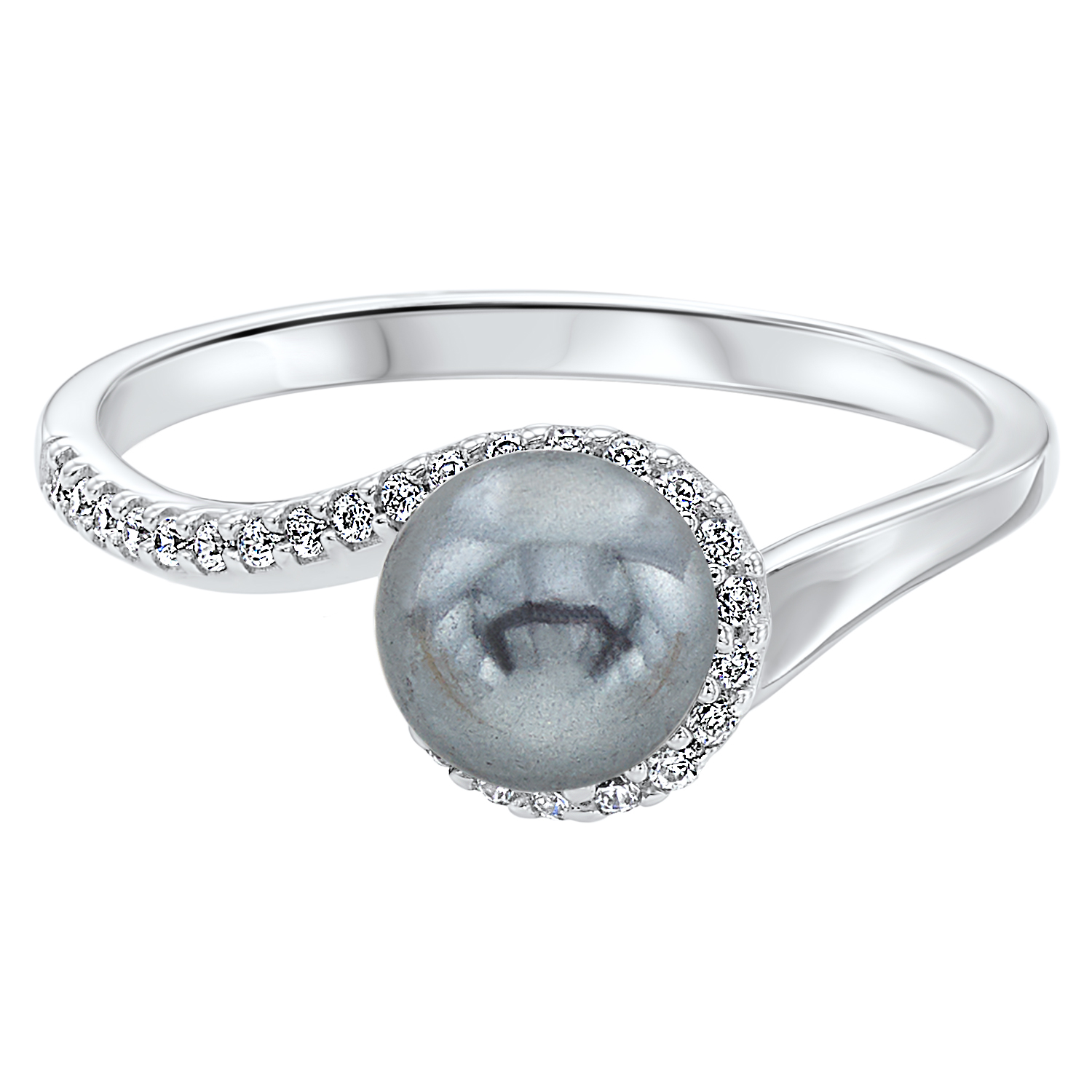 Twisting Shell Pearl Ring in Sterling Silver Ross's Fine Jewelers Kilmarnock, VA