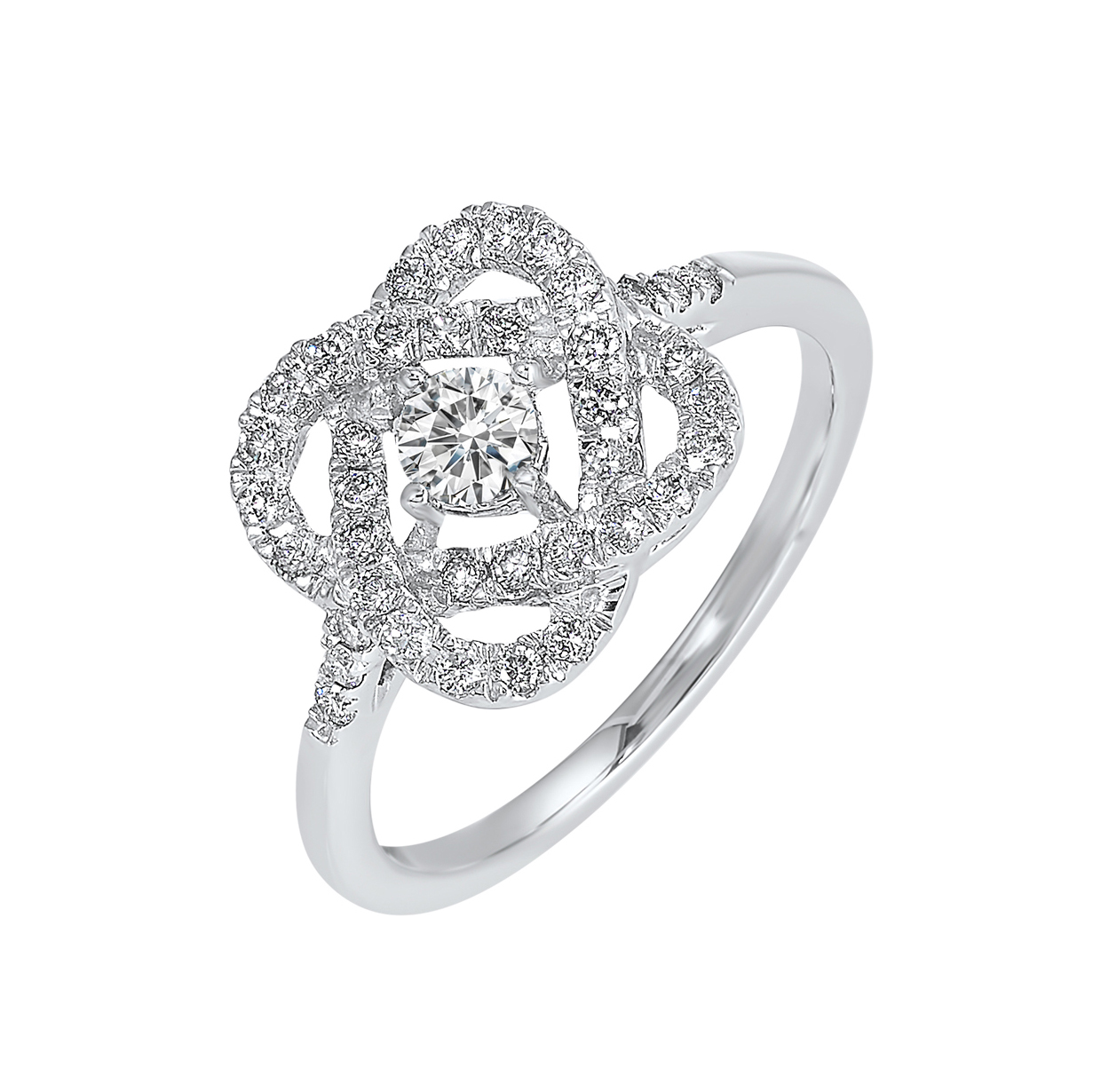 Love's Crossing Diamond Ring in 14K White Gold (1 ct. tw.) Ross's Fine Jewelers Kilmarnock, VA