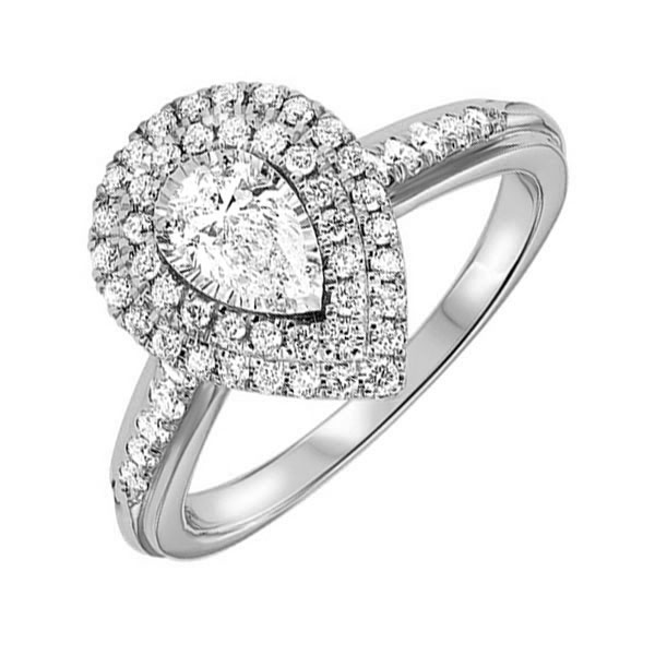 14KT White Gold & Diamond Classic Book Tru Reflection Fashion Ring  - 3/4 ctw Malak Jewelers Charlotte, NC