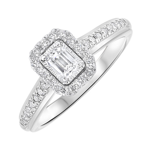 14KT White Gold & Diamond Classic Book Tru Reflection Fashion Ring   - 5/8 ctw Ross's Fine Jewelers Kilmarnock, VA