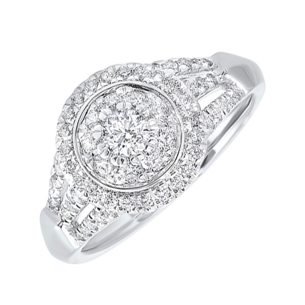 14KT White Gold & Diamond Classic Book Cash & Carry Engagement Ring   - 3/4 ctw Ross's Fine Jewelers Kilmarnock, VA