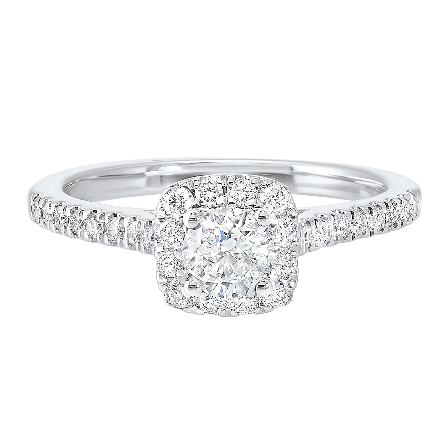 14KT White Gold & Diamond Classic Book Cash & Carry Engagement Ring   - 3/4 ctw Ross's Fine Jewelers Kilmarnock, VA