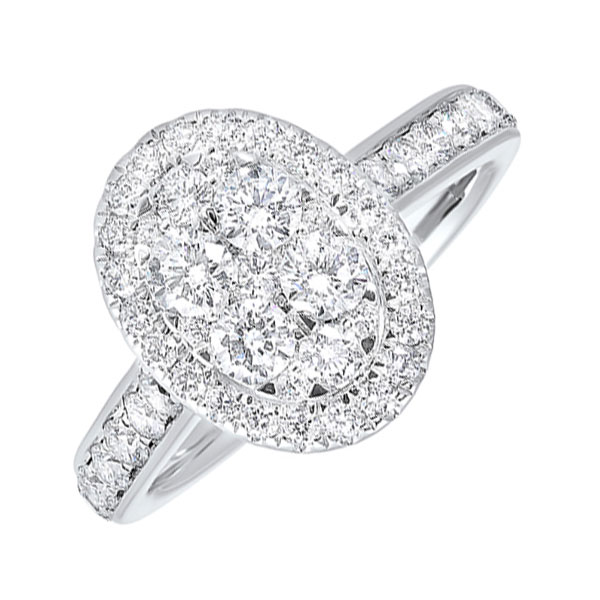 14KT White Gold & Diamond Classic Book Cash & Carry Engagement Ring   - 1-1/4 ctw Ross's Fine Jewelers Kilmarnock, VA