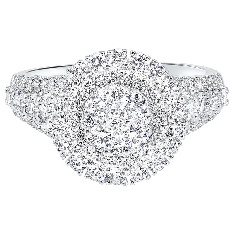 14KT White Gold & Diamond Classic Book Cash & Carry Engagement Ring   - 1-5/8 ctw Ross's Fine Jewelers Kilmarnock, VA