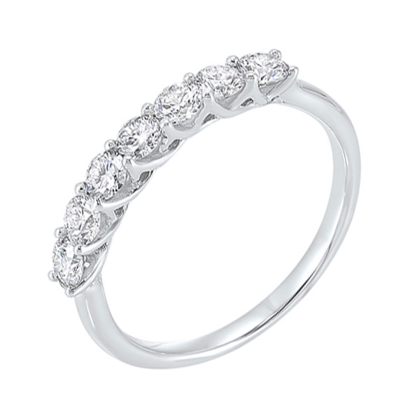 14KT White Gold & Diamond Classic Book Shared Prong Trellis Fashion Ring   - 1/4 ctw Malak Jewelers Charlotte, NC