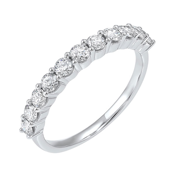 14KT White Gold & Diamond Classic Book Fashion Ring   - 1/2 ctw Ross's Fine Jewelers Kilmarnock, VA
