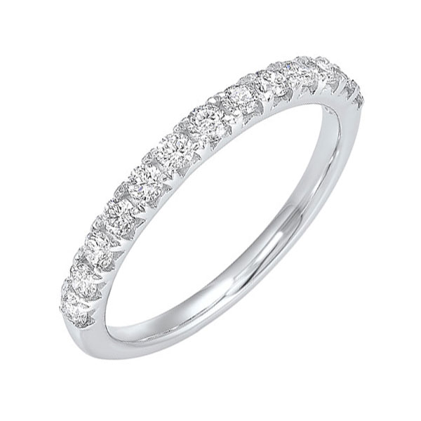 14KT White Gold & Diamond Classic Book French Prong Fashion Ring   - 1/2 ctw Armentor Jewelers New Iberia, LA