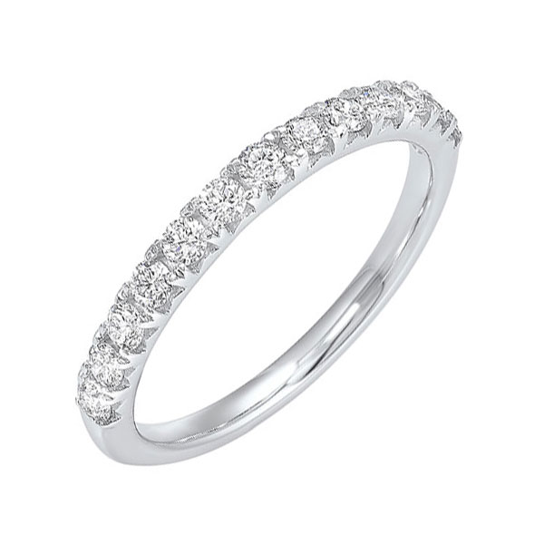 14KT White Gold & Diamond Classic Book French Prong Fashion Ring   - 1 ctw Biondi Diamond Jewelers Aurora, CO