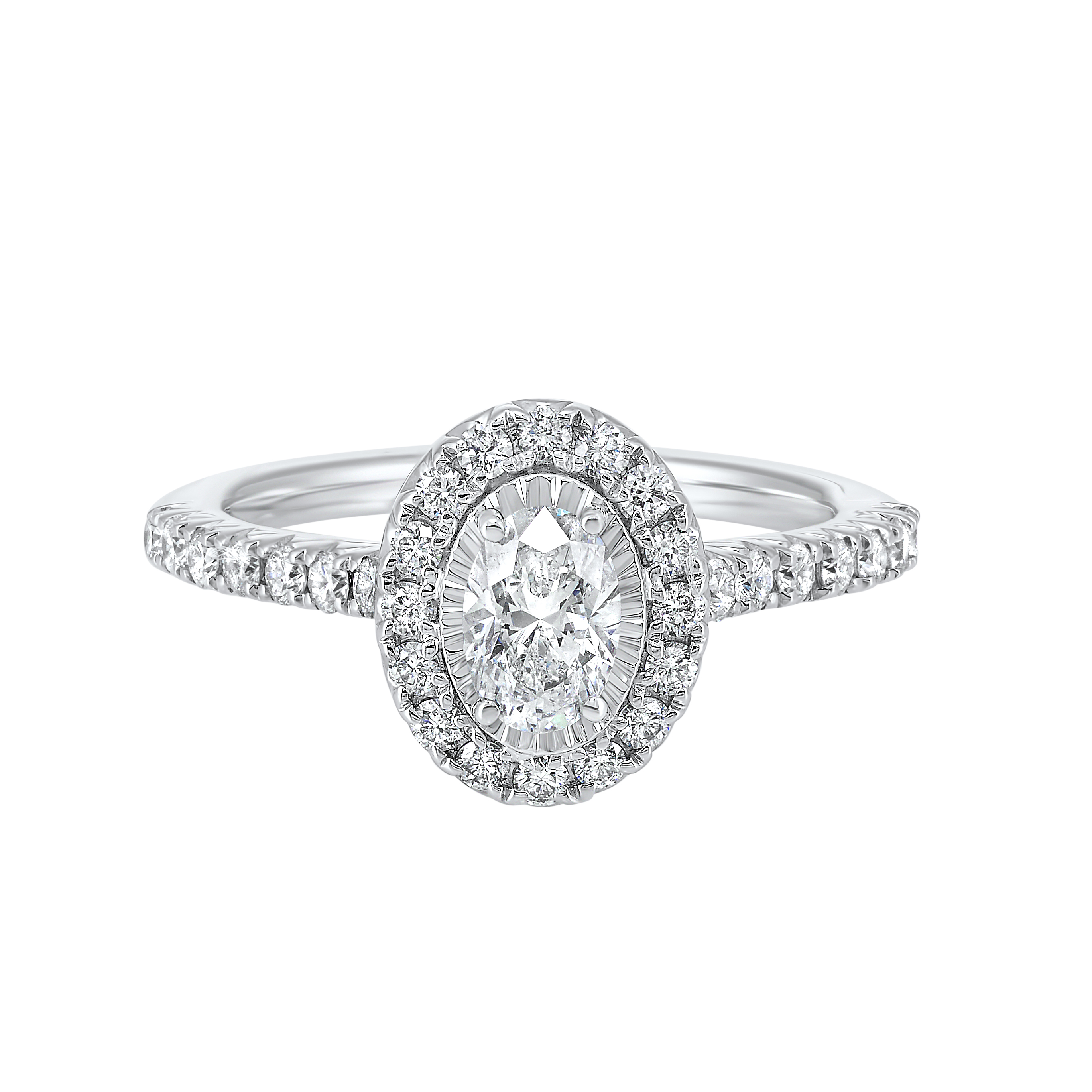 14KT White Gold & Diamond Classic Book Tru Reflection Engagement Ring  - 1 ctw Ross's Fine Jewelers Kilmarnock, VA