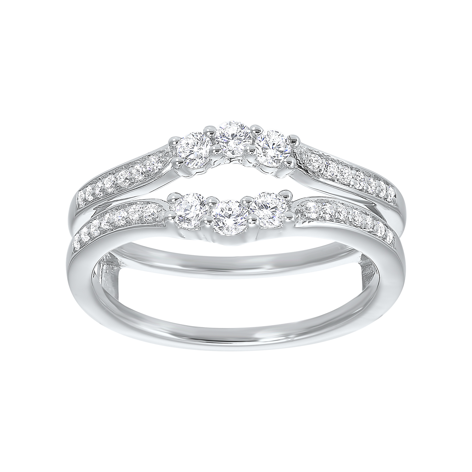 14KT White Gold & Diamond Classic Book Bridal Bells Engagement Ring  - 1/3 ctw Ross's Fine Jewelers Kilmarnock, VA