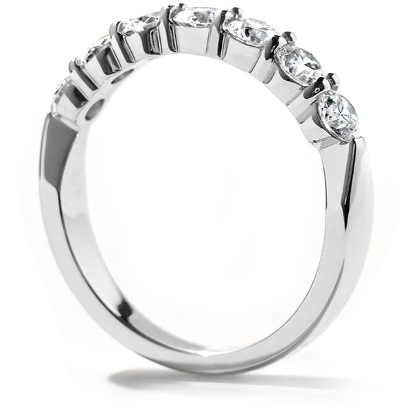 Engagement Rings - 0.33 ctw. Seven-Stone Band in 18K White Gold - image #2