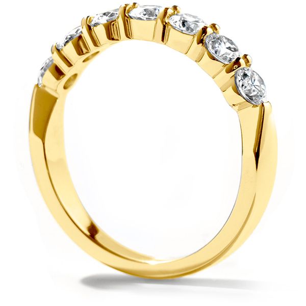 Engagement Rings - 0.33 ctw. Seven-Stone Band in 18K Yellow Gold - image 2