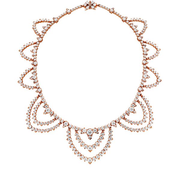 40.95 ctw. Aerial Diamond Collar in 18K Rose Gold Becky Beauchine Kulka Diamonds and Fine Jewelry Okemos, MI