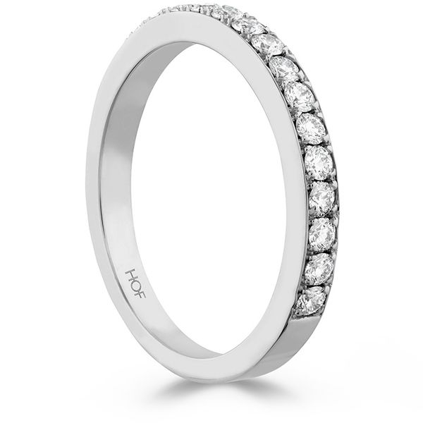 Engagement Rings - 0.35 ctw. Beloved Band to match Open Gallery in 18K White Gold - image 2