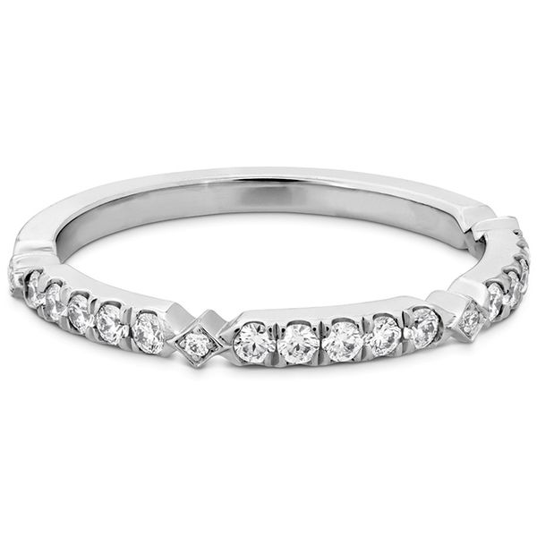 0.25 ctw. Cali Chic Diamond Accent Band in 18K White Gold Image 3 Galloway and Moseley, Inc. Sumter, SC