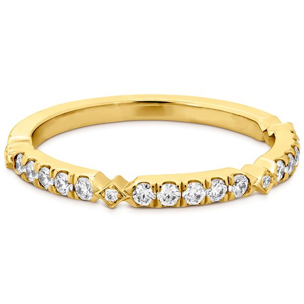 0.25 ctw. Cali Chic Diamond Accent Band in 18K Yellow Gold Image 3 Sanders Diamond Jewelers Pasadena, MD