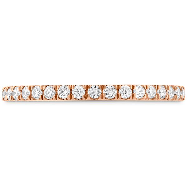 0.28 ctw. Cali Chic Band Matches SplitShank DER in 18K Rose Gold Sanders Diamond Jewelers Pasadena, MD