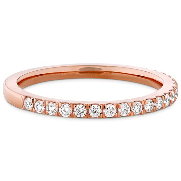 0.28 ctw. Cali Chic Band Matches SplitShank DER in 18K Rose Gold Image 3 Sanders Diamond Jewelers Pasadena, MD