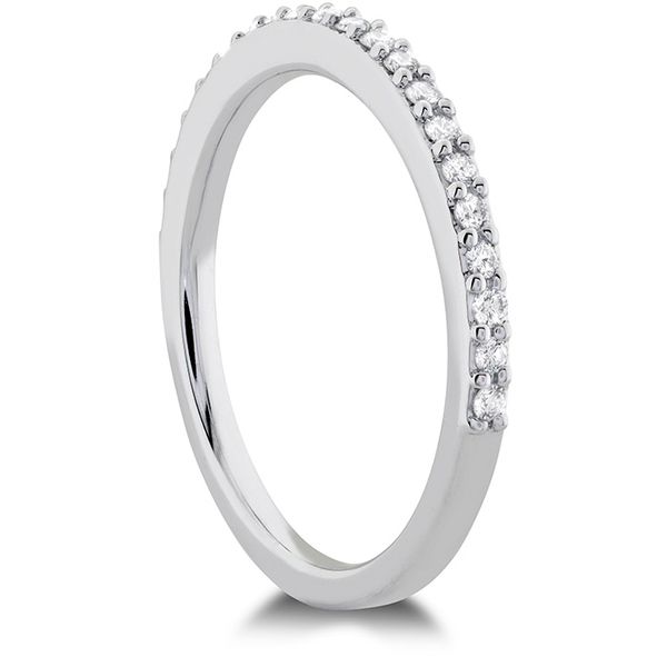 Engagement Rings - 0.18 ctw. Camilla Diamond Band in 18K White Gold - image 2