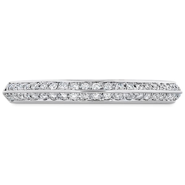 Engagement Rings - 0.18 ctw. Camilla Pave Knife Edge Band in 18K White Gold