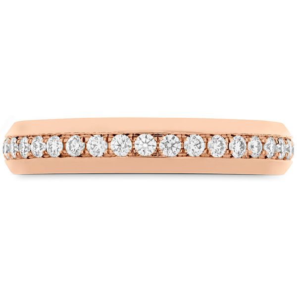 0.5 ctw. Coupled Eternity Band 4mm in 18K Rose Gold Sanders Diamond Jewelers Pasadena, MD