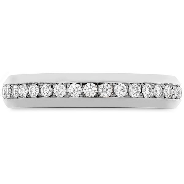 0.5 ctw. Coupled Eternity Band 4mm in 18K White Gold Sanders Diamond Jewelers Pasadena, MD