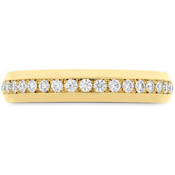 0.5 ctw. Coupled Eternity Band 4mm in 18K Yellow Gold Sanders Diamond Jewelers Pasadena, MD