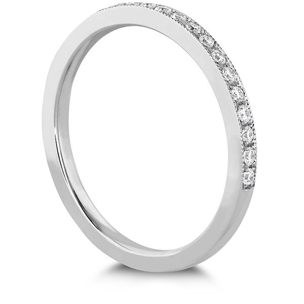 0.18 ctw. Deco Chic Band to match DRM Halo Ring in 18K White Gold Image 2 Sanders Diamond Jewelers Pasadena, MD
