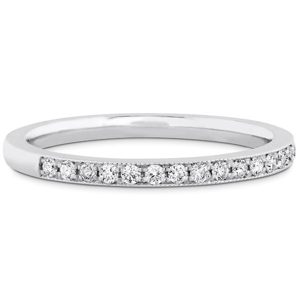 0.18 ctw. Deco Chic Band to match DRM Halo Ring in 18K White Gold Image 3 Sanders Diamond Jewelers Pasadena, MD