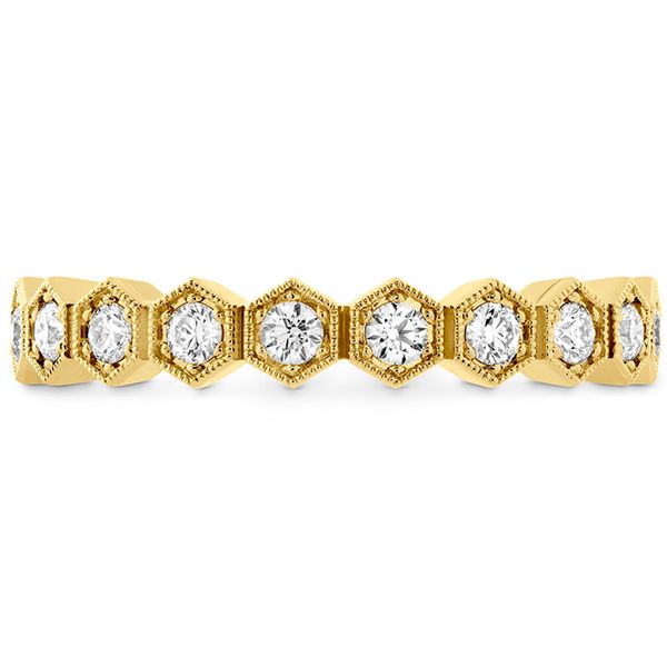 Engagement Rings - 0.38 ctw. HOF Hex Diamond Band in 18K Yellow Gold