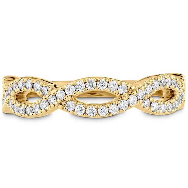 0.3 ctw. Destiny Twist Diamond Band in 18K Yellow Gold Galloway and Moseley, Inc. Sumter, SC