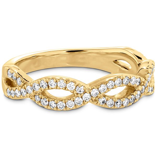 0.3 ctw. Destiny Twist Diamond Band in 18K Yellow Gold Image 3 Galloway and Moseley, Inc. Sumter, SC