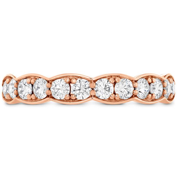 Engagement Rings - 0.7 ctw. Lorelei Floral Diamond Band Large in 18K Rose Gold