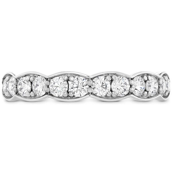 Engagement Rings - 0.7 ctw. Lorelei Floral Diamond Band Large in Platinum