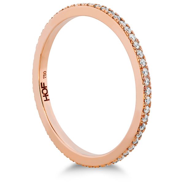 Engagement Rings - 0.22 ctw. HOF Classic Eternity Band in 18K Rose Gold - image 2
