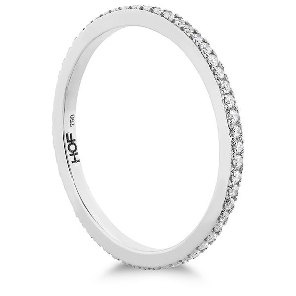 Engagement Rings - 0.22 ctw. HOF Classic Eternity Band in 18K White Gold - image #2