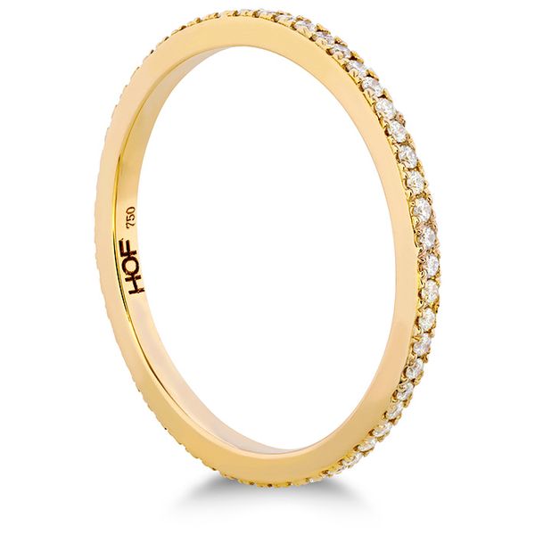 Engagement Rings - 0.21 ctw. HOF Classic Eternity Band in 18K Yellow Gold - image #2