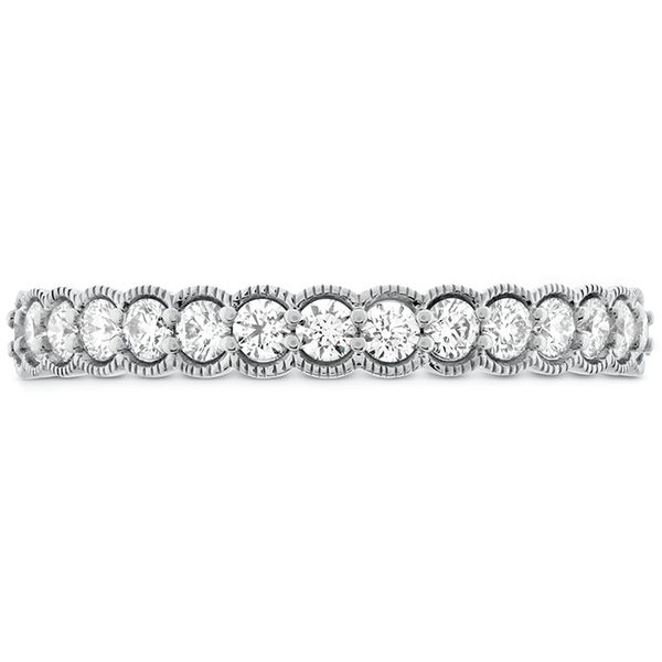 Engagement Rings - 0.42 ctw. Isabelle Milgrain Diamond Band in Platinum