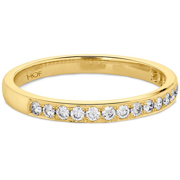 Engagement Rings - 0.2 ctw. Lorelei Bloom Diamond Band in 18K Yellow Gold - image 3