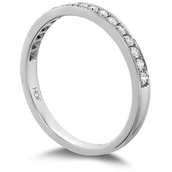 Engagement Rings - 0.2 ctw. Lorelei Bloom Diamond Band in Platinum - image 2